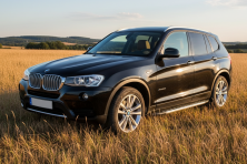 Бокові пороги Duru (2 шт., Алюміній) BMW X3 F25 2011-2018 рр.
