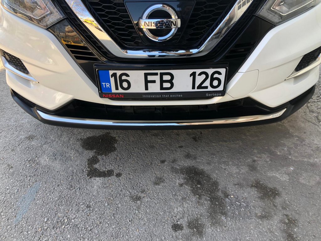Накладка на передній бампер (2017-2025, нерж) Carmos - Турецька сталь для Nissan Qashqai рр