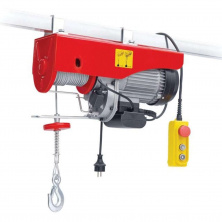 Лебідка електрична 220/230В, 1600Вт, 500/999кг, трос 5.6мм*12м INTERTOOL