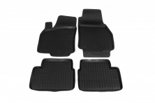 Гумові килимки з бортом (4 шт, Polytep) Opel Astra H 2004-2013 рр.