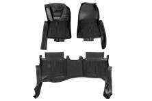 Гумові килимки Niken Luxury 3D (3 шт) Ford Ranger 2022- рр.