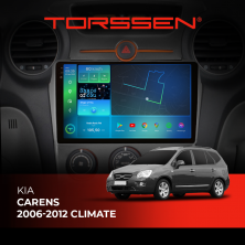 Штатна магнітола Torssen 2K Kia Carens 2006-2012 climate F96128 4G Carplay DSP
