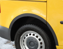 Накладки на арки (4 шт, чорні) для Peugeot 4007 2007-2013 рр