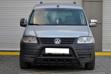 Кенгурятник WT003 Black (нерж) Volkswagen Caddy 2004-2010 рр.