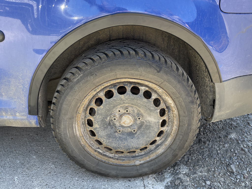 Накладки на арки (чорний мат) Довга база (пластик) для Volkswagen Caddy 2004-2010 рр