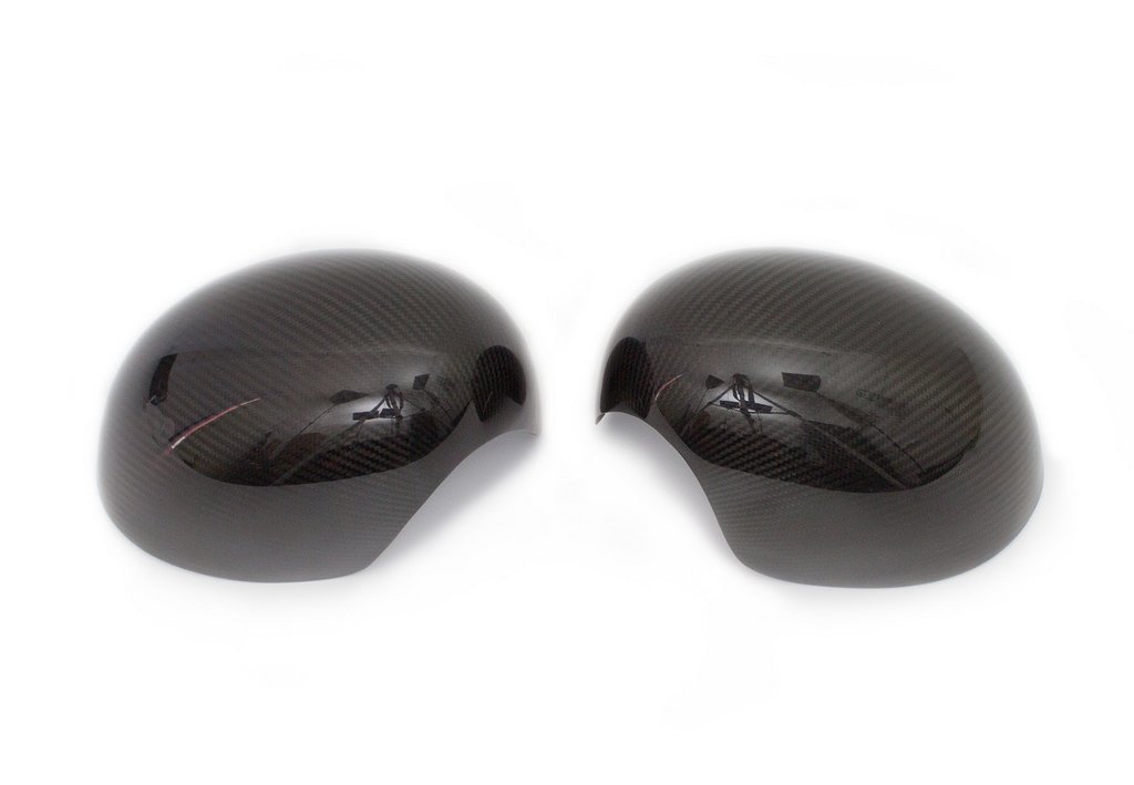 Накладки на дзеркала (2 шт., карбон) для Mini Cooper F55/56/57 2014-2023 рр
