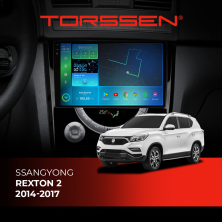 Штатна магнітола Torssen 2K SsangYong Rexton 2 14-17 FL9 4+64Gb 4G Carplay DSP