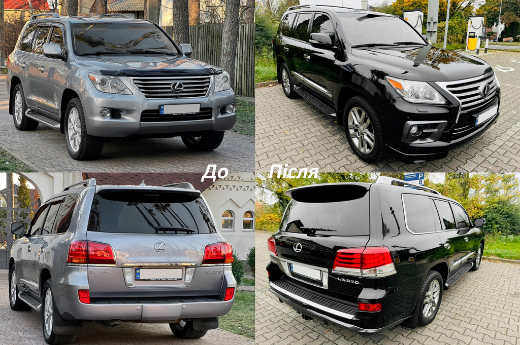 Комплект рестайлінгу авто 2008-2012 на 2012-2016 F-Sport для Lexus LX570/450d 2008-2022 рр