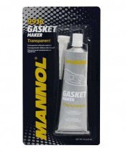 Герметик 85г (силиконовий, вулканізований) (9916 Gasket Maker Transparent) MANNOL VDKI