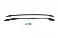 Рейлінги OmsaLine Solid (2 шт, чорні) Audi Q2 2016- рр.