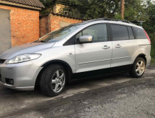 Накладки на арки (4 шт, чорні) 2005-2008, Металеві Mazda 5 2005-2009 рр.