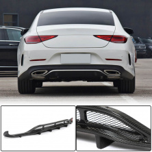 Дифузор заднього бампера V2 (для AMG-Line 2018-2020, Карбон) Mercedes CLS C257 2018- рр.