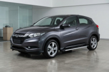 Бокові пороги Maya V1 (2 шт., Алюміній) Honda HR-V 2014-2021 рр.