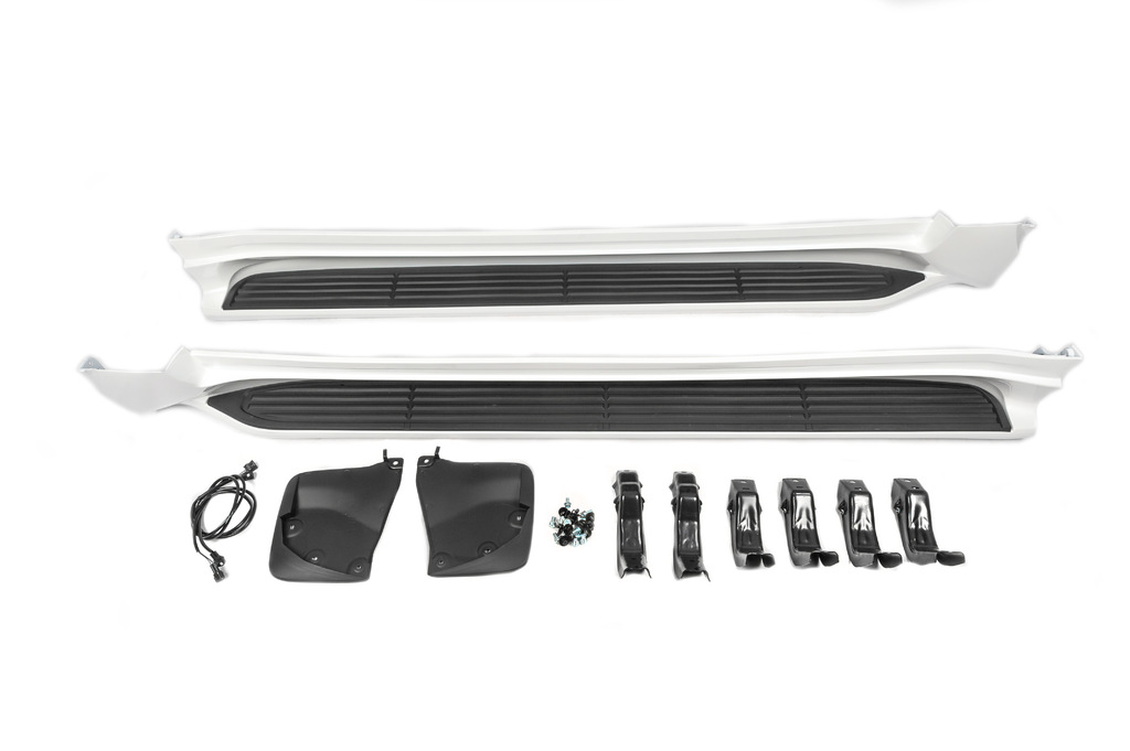 Бокові пороги (2 шт) для Toyota Land Cruiser 300 2021- рр