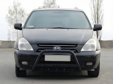 Кенгурятник WT004 Black (нерж) Kia Carnival 2002-2013 рр.