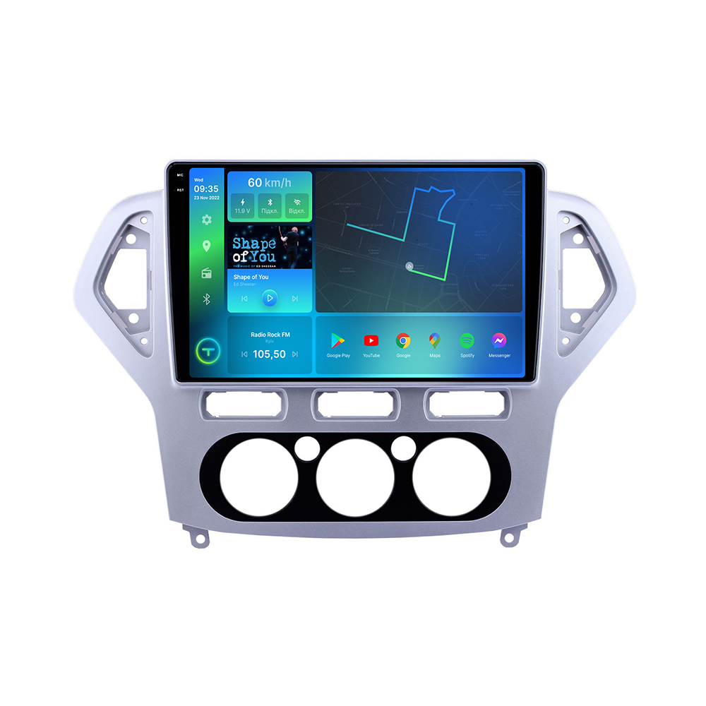 Штатна магнітола Torssen 2K Ford Mondeo 07-11 silver F98256 4G Carplay DSP