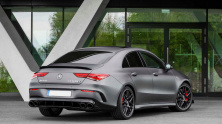 Задній дифузор з насадками (дизайн CLA45) для Mercedes CLA C118 2019- рр