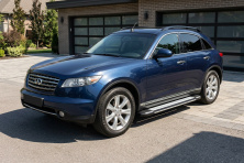 Бокові пороги Rainbow (2 шт., Алюміній) Infiniti FX 2003-2008 рр.