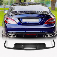 Дифузор заднього бампера (для Base/CLS63 AMG 2015-2018, Карбон) Mercedes CLS C218 2011-2018 рр.