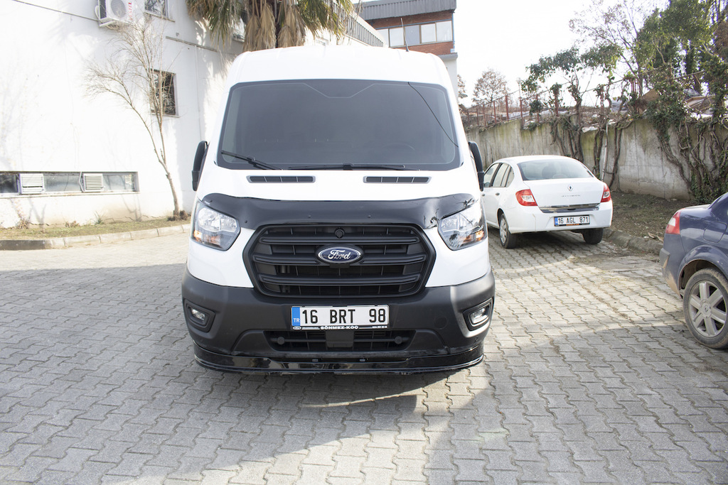 Передня лип накладка (2019-2024, ABS) для Ford Transit 2014- рр