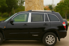 Повне окантування скла 2010-2014 (4 шт, Libao) Chery Tiggo 1 2005-2016 рр.