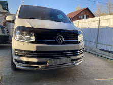 Передній подвійний захист ST011 (нерж.) Volkswagen T6 2015-2024 рр.