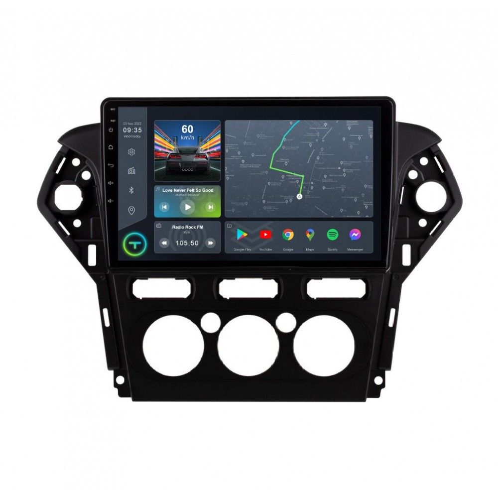 Штатна магнітола Torssen Ford Mondeo 11+13 black FL9 4+64Gb 4G Carplay DSP