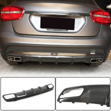 Дифузор заднього бампера (для GLA45 AMG, Карбон) Mercedes GLA X156 2014-2019 рр.