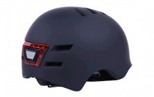 Шолом для самокату (скейтів, з габаритним ліхтарем) (чорний, size L) GTS-H-039 AMG