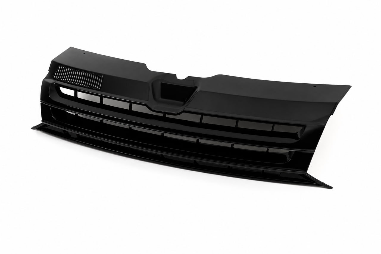 Передня решітка Чорний глянець (без емблеми) для Volkswagen T5 2010-2015 рр