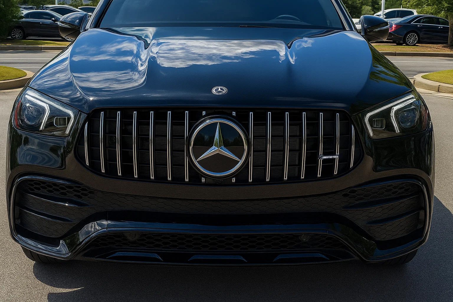 Передня решітка GT Panamericana (для AMG-Line/GLE53/GLE63 2018-2023) для Mercedes GLE W167 2018- рр