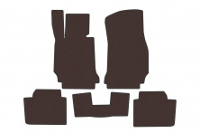 Гумові килимки Carsuit (Для F36, коричневий) BMW 4 серія F32/F33/F36 2012-2020 рр.