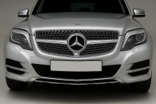 Передня решітка Diamond Silver (2013-2015) для Mercedes GLK сlass X204 рр