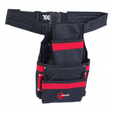 Сумка поясная слесарно-строительная, 3 кармана, полиэстер