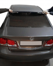 Спойлер на скло (чорний, ABS) для Honda Civic Sedan VIII 2006-2011 рр