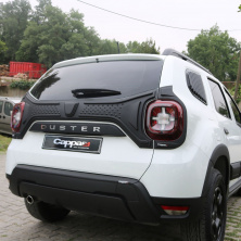 Пластикова накладка на кришку багажника (3 деталі) Dacia Duster 2018-2024 гг.