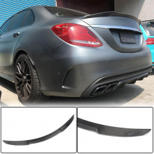 Спойлер V6 (для SD 2015-2021, Карбон) Mercedes C-сlass W205 2014-2021 рр.