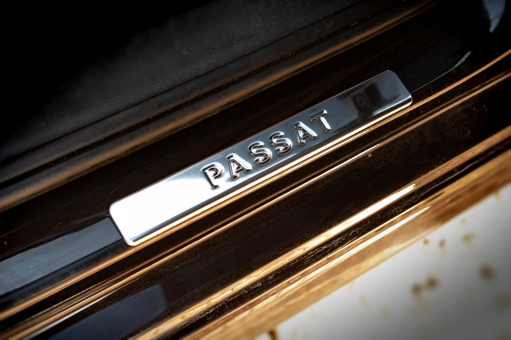 Накладки на пороги OmsaLine тип 1 (4 шт, нерж) для Volkswagen Passat B7 2012-2015рр
