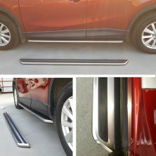 Бокові пороги оригінал V1 (2 шт) для Mazda CX-5 2012-2017 рр