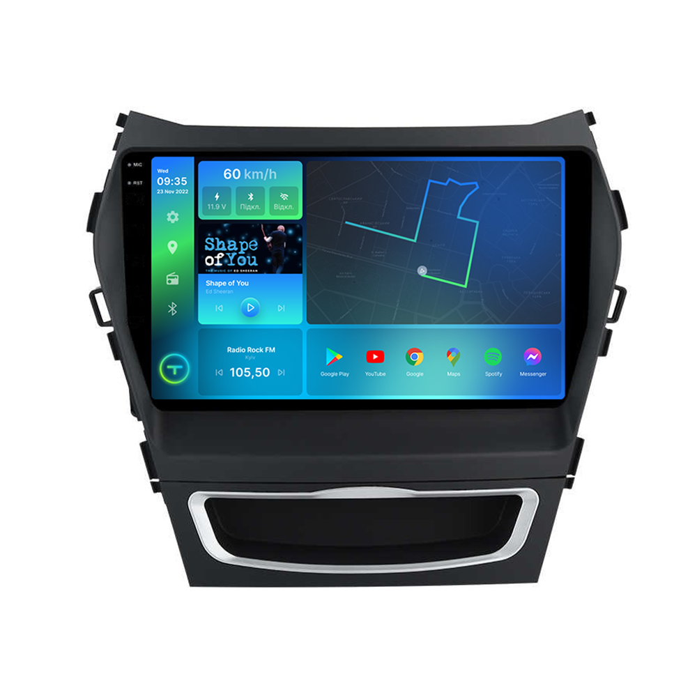 Штатна магнітола Hyundai IX45 / Santa Fe 2013-2017 Bose F9332 4G Carplay
