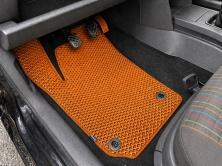 Килимки EVA (HB, 3/5-ти дверний, Помаранчевий) Volkswagen Polo 2001-2009 рр.