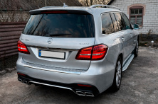 Задній бампер AMG GLS63 Mercedes GL/GLS сlass X166 2012-2019 гг.