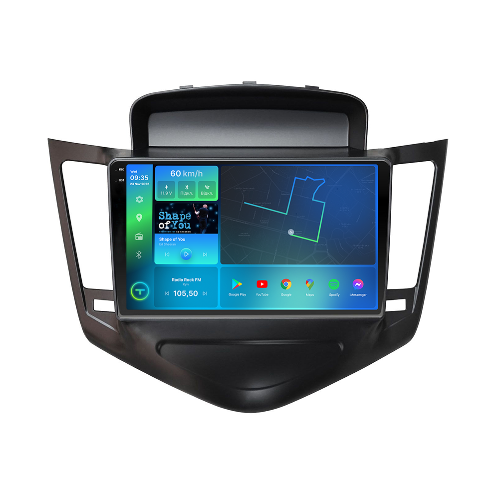 Штатна магнітола 2K Torssen Chevrolet Cruze 11-16 Europe FL9 4+64Gb 4G Carplay DSP