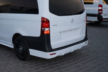 Накладка на задній бампер V1 (під фарбування) для Mercedes Vito/V-class W447 2014- рр