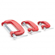 Набор струбцин столярных 3ед. 1; 2; 3 HT-6013 INTERTOOL