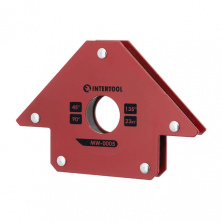 Держатель магнитный для сварки стрела, 45°, 90°, 135°, 23 кг, 90×100×17 мм.