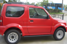 Бічні труби Black (2 шт., нерж) Suzuki Jimny 1998-2018 рр.