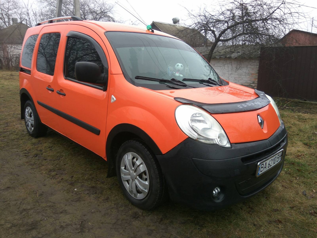 Накладки на арки (4 шт, чорні) 2008-2012, ABS пластик для Renault Kangoo рр