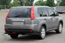 Задні кути AK003 Black (2 шт., нерж.) Nissan X-trail T31 2007-2014 рр.