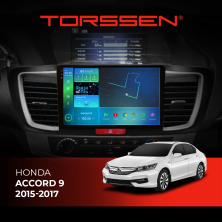 Штатна магнітола Torssen 2K Honda Accord 9 2015-2017 F10432 4G Carplay DSP